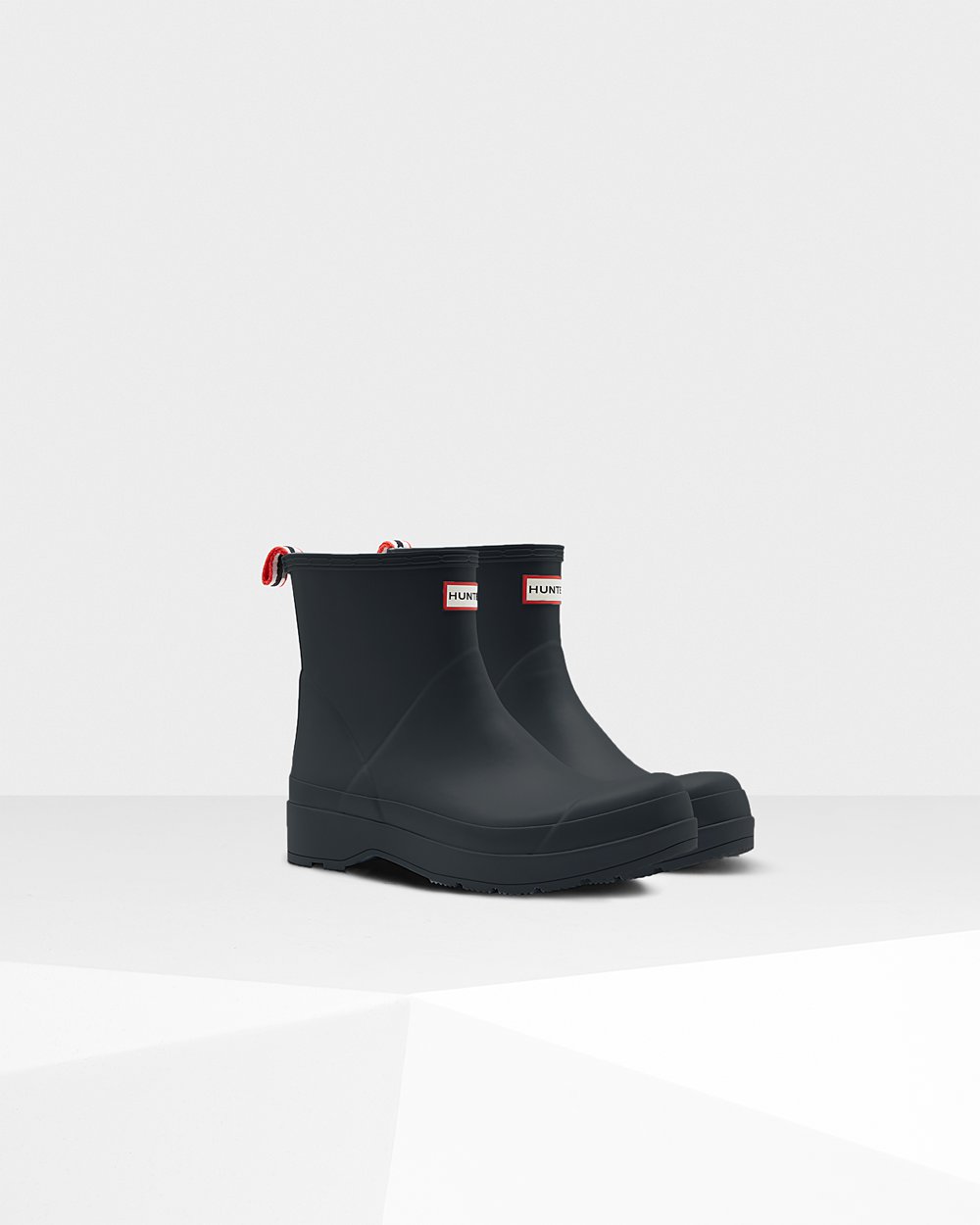 Hunter Play Støvler Herre Sort | Original Short Rain | KFOPB-2587